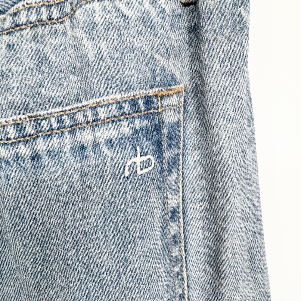 rag & bone Light Blue Wide Leg Jeans - Picture 12 of 14